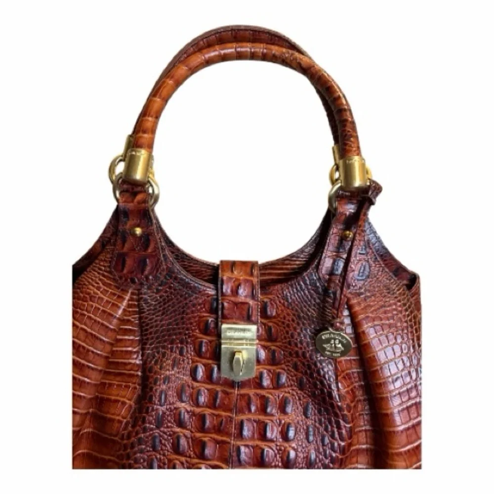 Brahmin NWOT Elisa Pecan Melbourne Leather Hobo - Picture 4 of 10